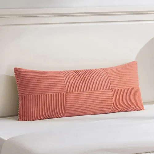 Miniatura 117 de Fancy Homi Juego de 1 funda de cojín cuadrada de color rosa rubor de 14 x 14 pulgadas para sala de estar, dormitorio, sofá cama, sofá, cama, funda