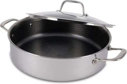 Miniatura 10 de T-fal HybridMesh - Juego de utensilios de cocina de 3 piezas de acero inoxidable de tres capas, 8, 10.25, 12 pulgadas, apto para horno de inducción