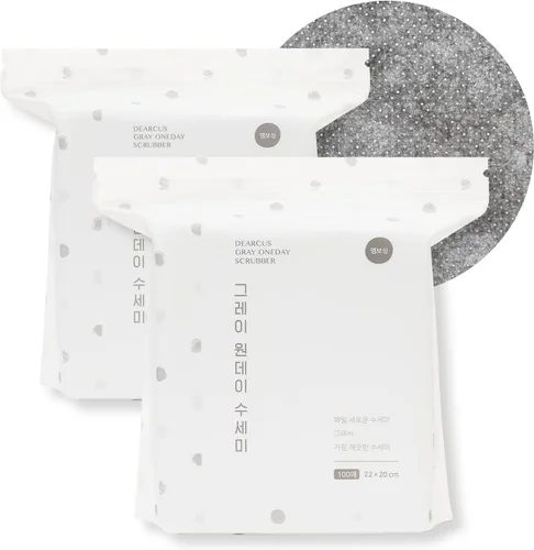 Miniatura 9 de DEARCUS Gray One Day Scrubber - Paños de cocina sin olor para lavar utensilios, ollas y sartenes y placa de cocina, paños de limpieza multiusos sin