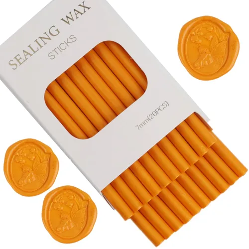 Miniatura 12 de 20 barras de sellado de cera para pistola de pegamento para invitaciones de boda, sellado de letras de sobre (20, azul bebé)