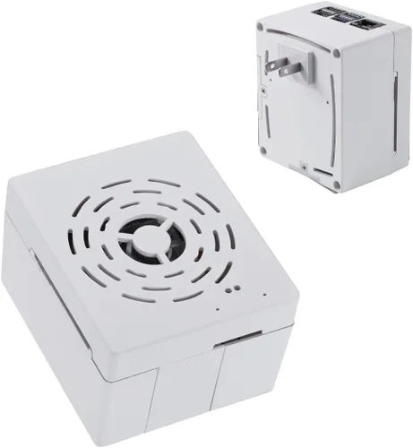 Miniatura 13 de Vilros Raspberry Pi Plug 'n' Pi- A Raspberry Pi Funda y fuente de alimentación Todo en uno Solución (Pi 4, Negro)