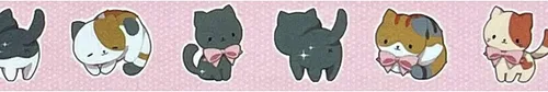 Miniatura 3 de allydrew Cinta adhesiva Washi, 0.591 in x 5M, gatitos juguetones