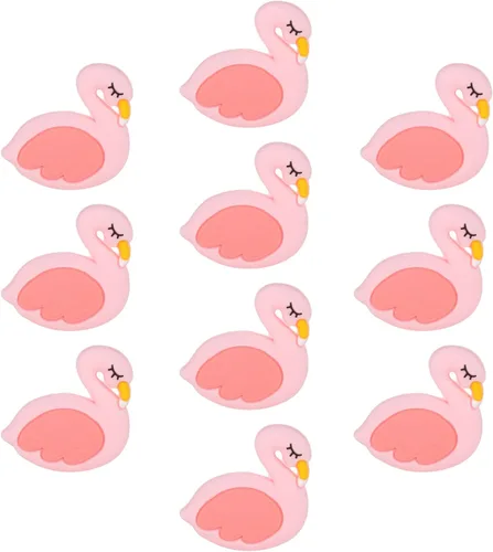 Miniatura 16 de 12 cuentas focales de silicona de animales para hacer llaveros con cuentas focales de ciervos para bolígrafos, pulseras de bricolaje, manualidades