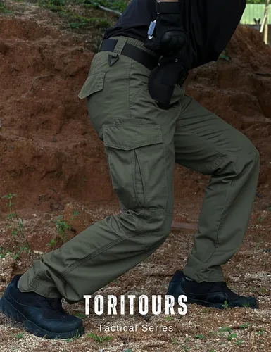 Miniatura 2 de Pantalones de senderismo para hombre, Ripstop tácticos para hombre, pantalones de trabajo ligeros para hombre, impermeables, BDU para viajes al aire
