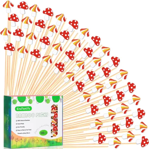 Miniatura 11 de Palillos de cóctel de conejo de Pascua, palillos para frutas y postres, palillos para sándwiches, palillos para alimentos, pinchos para charcutería
