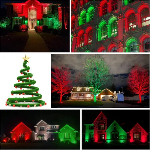 Miniatura 3 de ALIDE Bombillas LED verdes MR16 GU5.3 de 5 W, 20 W, 35 W, 50 W, equivalente a halógeno, 12 V de bajo voltaje MR16, focos LED verdes para paisajes al