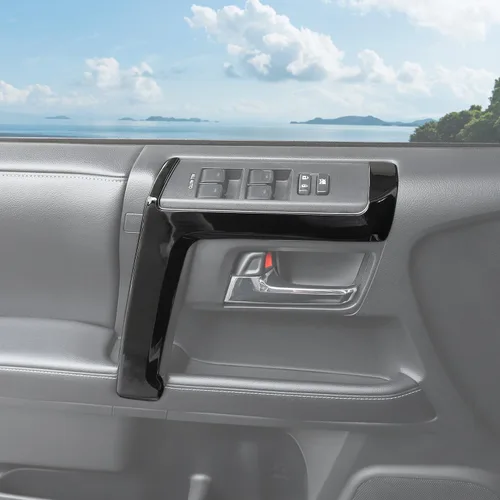 Miniatura 7 de Hoolcar Cubierta interior para manija interior de puerta compatible con Toyota 4Runner 2010-2023, color negro