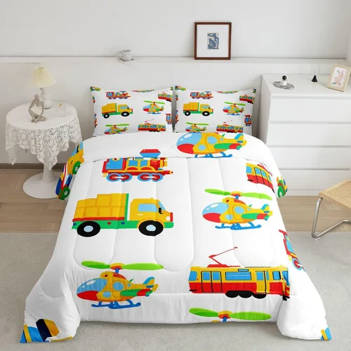 Miniatura 19 de Feelyou Juego de edredón de música rock para niños, edredón colorido con estampado de mariposas para niños y niñas, juego de ropa de cama de Multi