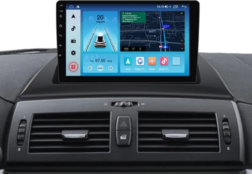 Radio estéreo para BMW X3 E83 2004-2012 unidad principal con Carplay y Android Auto 8-Core 2+32G 9 pulgadas pantalla táctil