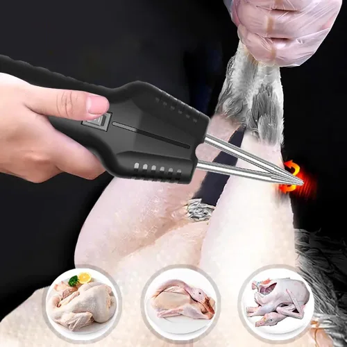 Desplumador eléctrico de la pluma de las aves de corral de la CA 100-240V, máquina de eliminación del pelo corto del ganso del pollo del Pato del
