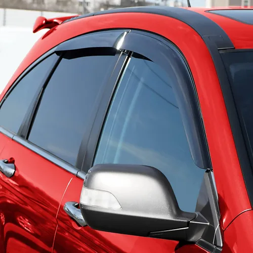 Miniatura 2 de Voron Glass Protectores de lluvia extra duraderos con cinta adhesiva para Honda CR-V (CRV) 2007-2011 SUV, deflectores de ventana, viseras de ventana
