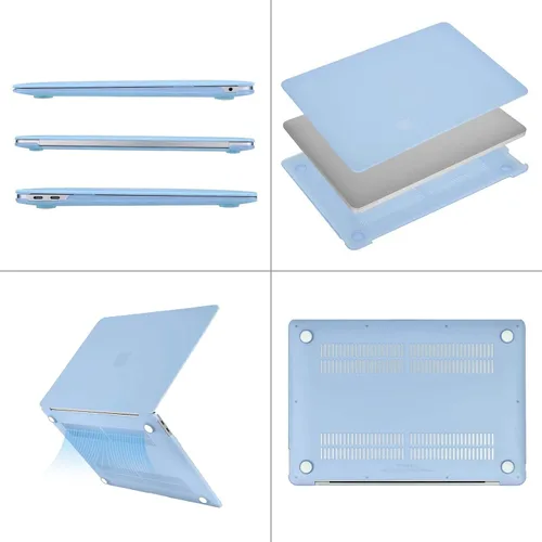Miniatura 5 de MOSISO - Funda rígida y de plástico compatible con MacBook Air de 13 pulgadas versión 2022, 2021-2018, A2337 M1 A2179 A1932; con cubierta