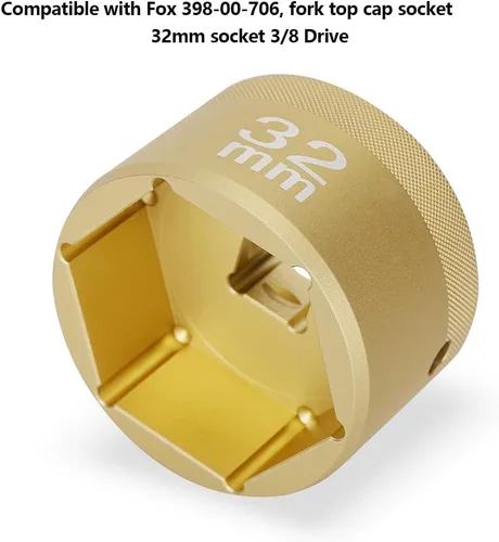 Miniatura 2 de Zócalo plano de 1.260 in 1.260 in Chaflán Socket 1.260 in Socket plano para Fox 36 38 40 Tapa superior de la horquilla