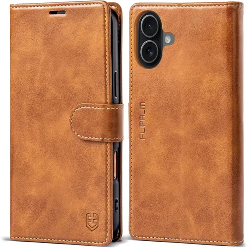 Miniatura 29 de Funda tipo cartera para iPhone 17 Pro Max con tarjetero de crédito, de piel sintética, con función atril, funda protectora a prueba de golpes
