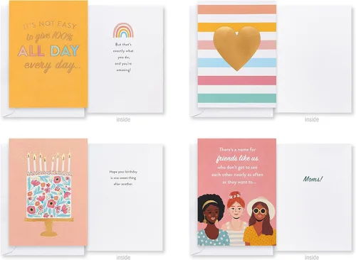 Miniatura 6 de American Greetings Tarjetas de lujo con sobres, mamá amiga (32 unidades)