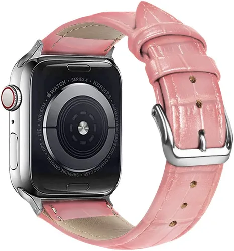 Miniatura 11 de Compatible con correas de Apple Watch de 1.929 in, 1.811 in, 1.772 in, 1.732 in, 1.654 in, 1.614 in, 1.575 in, 1.496 in, correa de repuesto de piel
