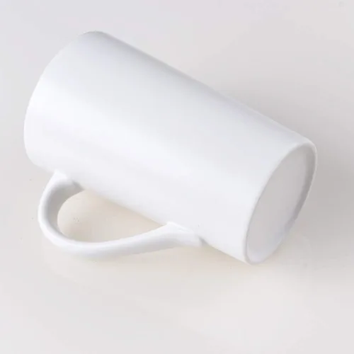 Miniatura 6 de Paquete de 2 tazas de café de 16 onzas, taza de cerámica blanca pura, simple, grande, alta, de cerámica, para té con leche, taza de café con asa
