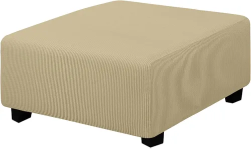 Miniatura 82 de Easy-Going Funda Elástica para Otomana Taburete de Almacenamiento Plegable Protector de Muebles Funda Rectangular Suave con Parte Inferior Elástica