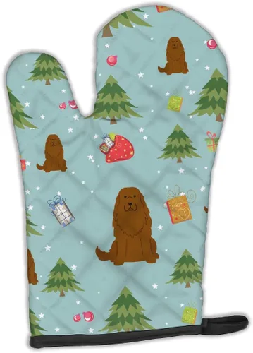Miniatura 151 de Caroline's Treasures BB2732OVMT Dog House Collection Border Collie - Guante de horno grueso resistente al calor para sartenes calientes y horno