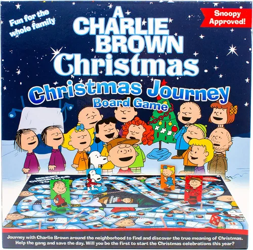 Miniatura 9 de Aquarius Charlie Brown - Juego de mesa de viaje de Navidad, divertido para niños y adultos, mercancía y coleccionables de cacahuetes con licencia