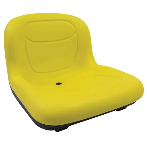 Asiento trasero alto Stens 420-182, se utiliza con podadoras y tractores John Deere, de vinilo impermeable, con drenaje central, de 15-1/2" x 18" x