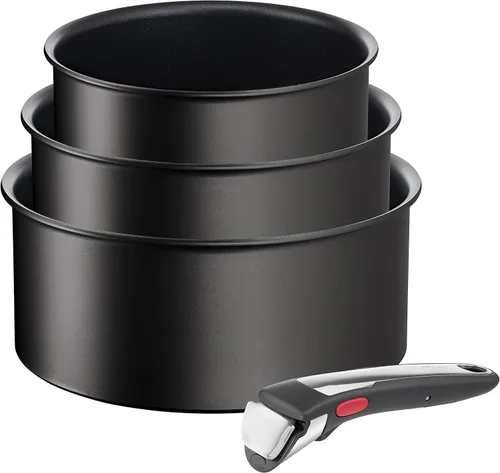Miniatura 12 de Tefal Ingenio Unlimited ON L3959143 - Juego de sartenes antiadherentes de 3 piezas, 24 y 11.0 in, 1 mango extraíble, fácil limpieza, indicador