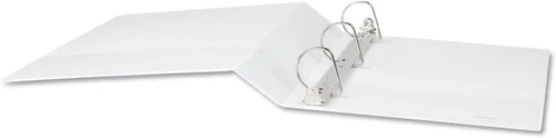 Miniatura 2 de Economy - Carpeta de vinilo con anilla en D, capacidad de 2 pulgadas, color blanco