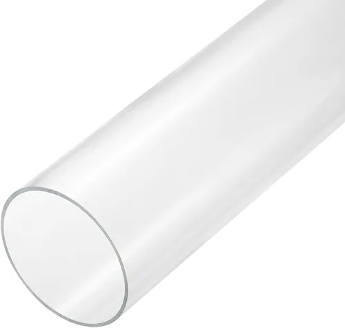 Miniatura 21 de MECCANIXITY Tubo de acrílico transparente rígido redondo 214mm(8.4") DI 220mm(8.7") DE 14" para lámparas y linternas, sistema de refrigeración por