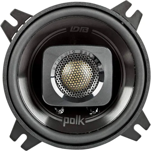 Miniatura 3 de Polk Audio DB402 DB+ Series - Altavoz coaxial de 4 pulgadas para automóvil y marina, altavoz de audio de 2 vías para barco y automóvil, respuesta