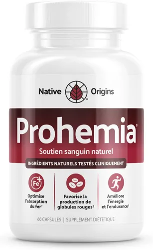 Miniatura 2 de Suplemento natural de hierro constructor de sangre y apoyo para niveles saludables de glóbulos rojos y oxígeno y producción de glóbulos rojos