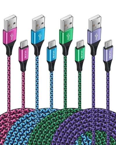 Cable de carga USB C para iPhone 17 Pro Max/Plus/Air/16e, cable USBC de carga rápida para Android & iPhone 16e, 16 Pro Max 15 Pro, Samsung Galaxy