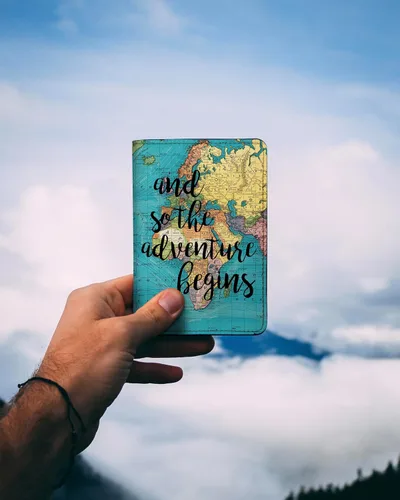 Miniatura 39 de Wanderlust - Soporte para pasaporte de cuero para mujer
