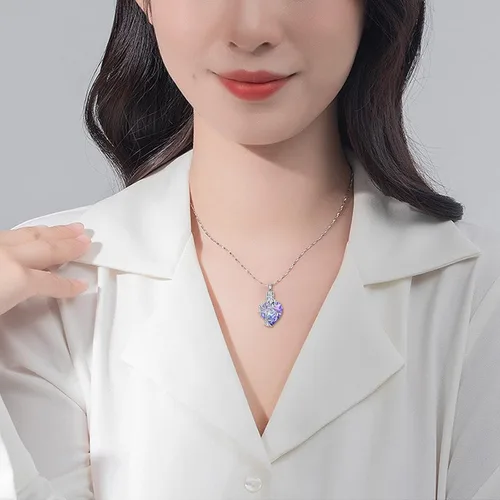 Miniatura 67 de Imrsanl Collar de urna de árbol de la vida con forma de corazón, joyería de cremación para hombres y mujeres, recuerdo, joyería conmemorativa