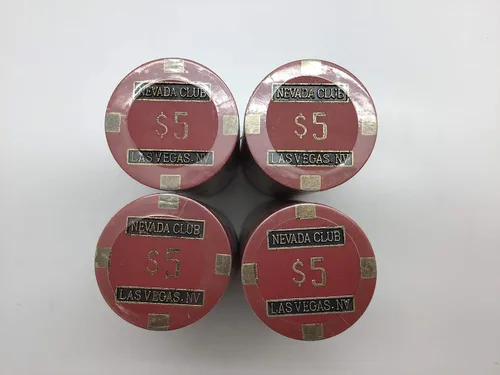 Miniatura 2 de Nevada Club Fichas de póquer - (100) $5 Núcleo de latón 0.53 oz