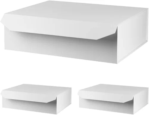 Miniatura 18 de 5 cajas de regalo rosa con cinta de 9.5 x 7 x 4 pulgadas, caja de regalo resistente con tapa para embalaje de regalo, cajas de almacenamiento