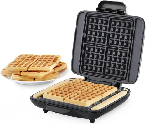 Miniatura 11 de DASH Miniwaflera sin goteo: Plancha para hacer wafles de 1200 W + máquina waflera para hacer wafles, papas hash brown, o cualquier desayuno