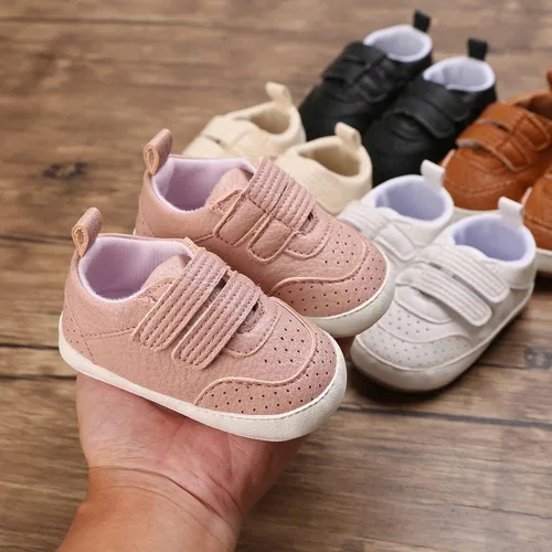 Miniatura 5 de Clowora Zapatos para bebés niños y niñas, suela de goma antideslizante, zapatos de cuna para recién nacidos, mocasines planos.