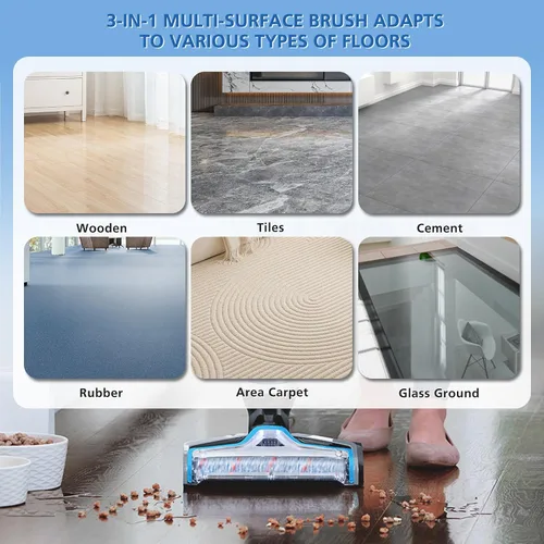 Miniatura 6 de JORAIR - Filtro de cepillo de repuesto para limpiador Bissell CrossWave para suelos y alfombras de área serie 3888A 2306A 1785, 2 cepillos