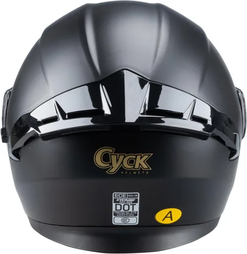 Miniatura 7 de Casco integral para hombres y mujeres adultos con protector solar ahumado B negro mate