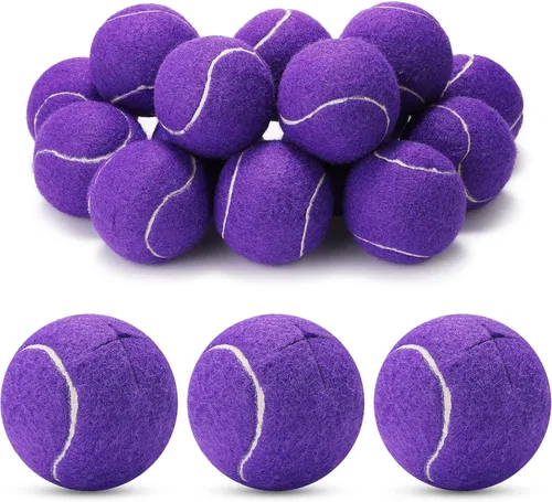 Macarrie 16 pelotas de tenis precortadas para sillas, sillas de pelota de tenis, cubiertas de pies para patas de muebles para aula, protección del