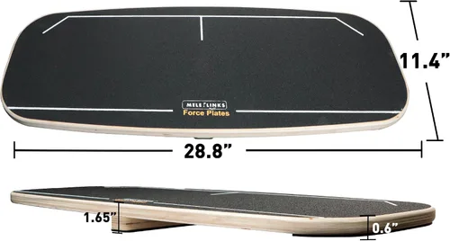 Miniatura 6 de Placa de presión de golf, ayuda de entrenamiento de golf para práctica en interiores, tabla de equilibrio de cambio de peso, entrenador de swing