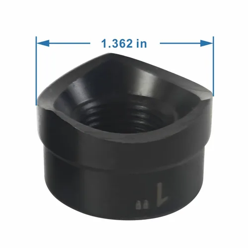 Miniatura 4 de AMZCNC Punzón y troquel de conducto de 1" para controlador hidráulico de perforación con rosca 3/4"-16UN ((Tamaño del orificio del conducto)