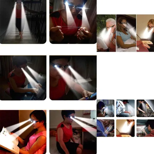 Miniatura 5 de Gafas de lectura con luces LED lectores con luces Lector de lupa +59.1 in