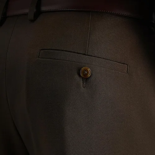 Miniatura 4 de Haggar E-clo Repreve Stria - Pantalón de vestir plisado frontal para hombre