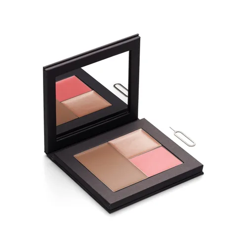 Miniatura 3 de Phase Zero Resaltador en crema de maquillaje – "Burning Rose" - 0.084 oz - Recarga cuádruple - Para un brillo natural, radiante y duradero
