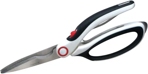Zyliss Tijeras multiusos resistentes | Acero inoxidable | Negro | Tijeras para aves de corral y carne | Apto para lavavajillas | 5 años de garantía