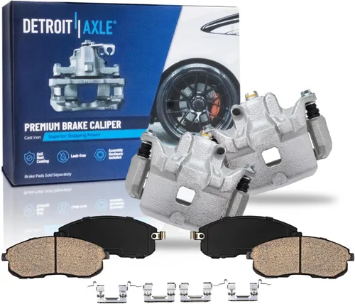 Miniatura 36 de Detroit Axle - Pastillas de Freno Delantero para Mercedes- Benz C230 C250 C300 SLK250, Pastillas de Freno Cerámica w/Reemplazo de Hardware