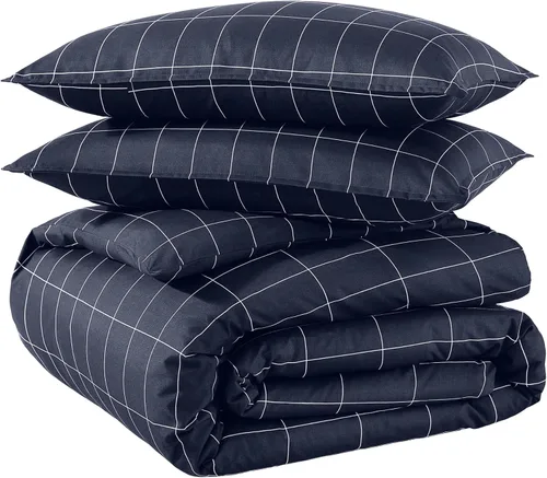 Miniatura 25 de Bare Home - Funda de edredón de ropa de cama extra larga - Colección premium de 1800 hilos súper suave - Funda de edredón ligera y fresca - Ropa