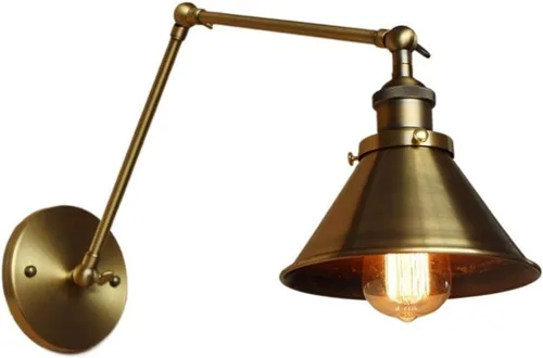 Lámparas para Pared De Sala Retro Al Aire Libre Jardín Lámpara de Pared Industrial Hierro Dormitorio Iluminación Interior Estudio Pasillo Entrada