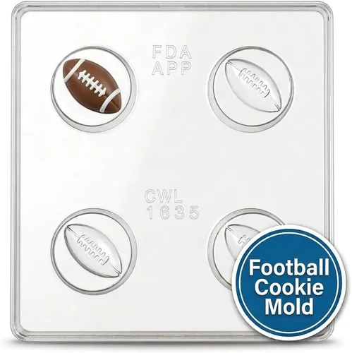 Miniatura 7 de Molde de caramelo de chocolate para galletas de fútbol, 1635 Candy Molds N More